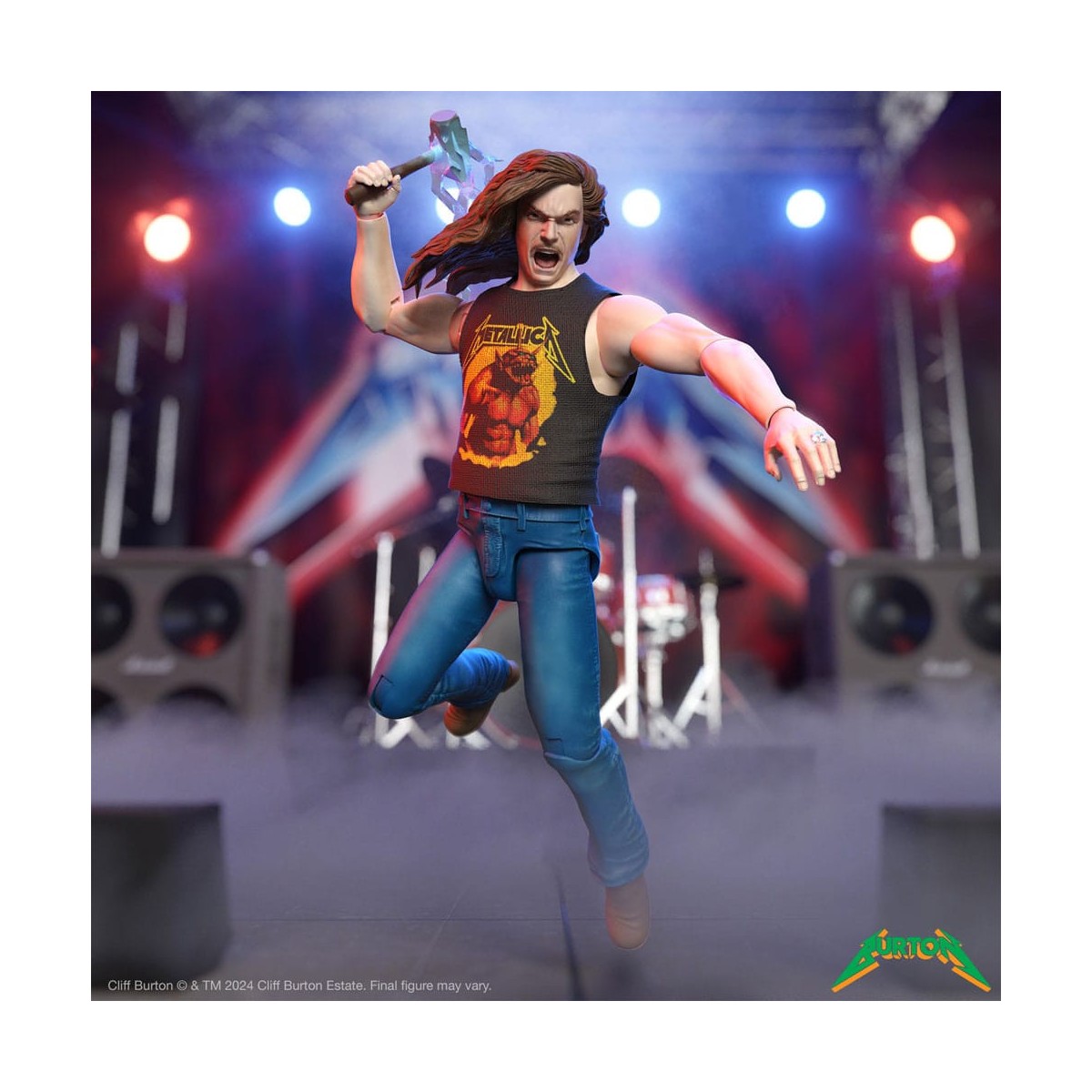 Super 7 - Metallica Wave 2 - Ultimates Cliff Burton "Superhero Poster