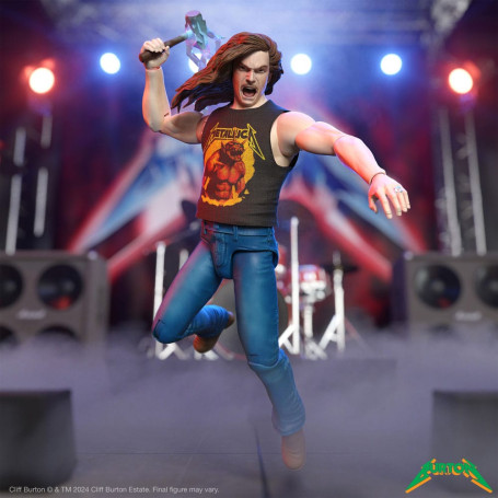Super 7 - Metallica Wave 2 - Ultimates Cliff Burton "Superhero Poster