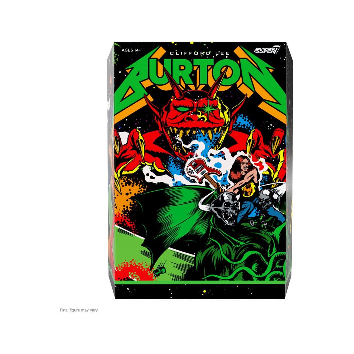 Super 7 - Metallica Wave 2 - Ultimates Cliff Burton "Superhero Poster