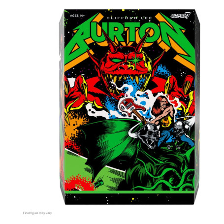 Super 7 - Metallica Wave 2 - Ultimates Cliff Burton "Superhero Poster