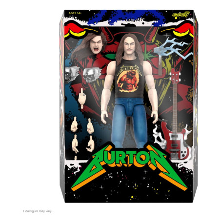 Super 7 - Metallica Wave 2 - Ultimates Cliff Burton "Superhero Poster