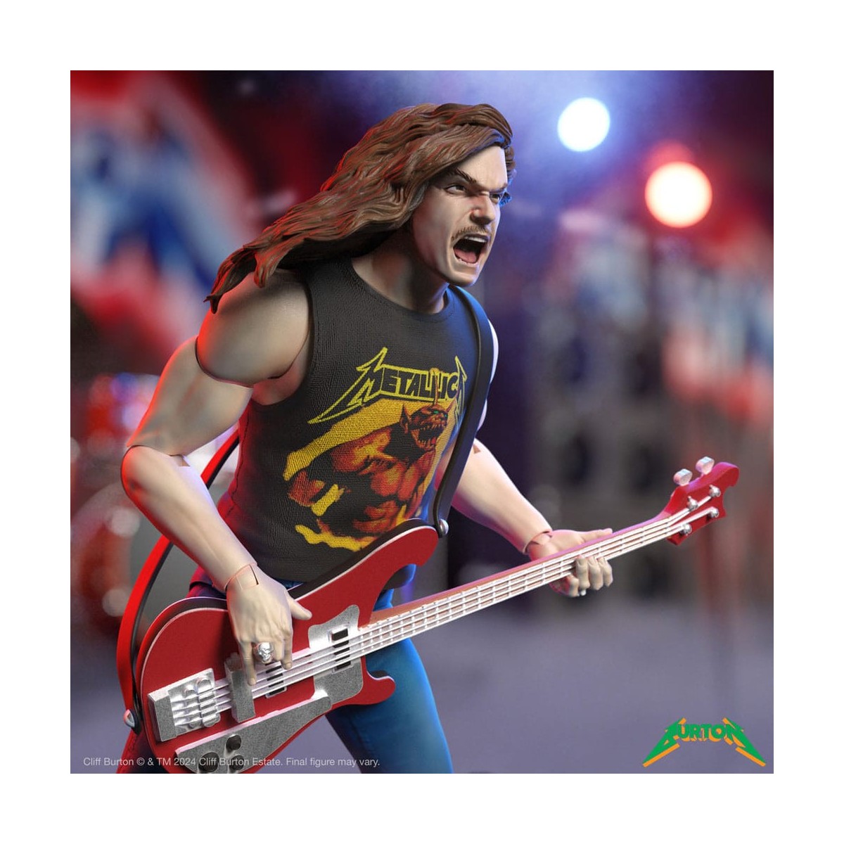 Super 7 - Metallica Wave 2 - Ultimates Cliff Burton "Superhero Poster