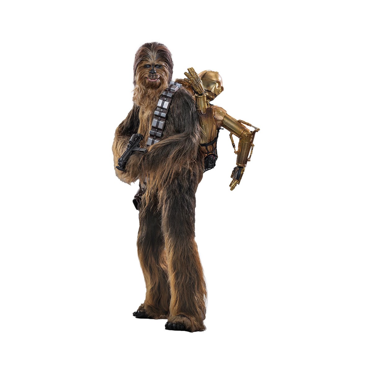 Hot toys Star Wars: Chewbacca with Disassembled C-3PO MMS 1/6 - The Empire Strikes Back