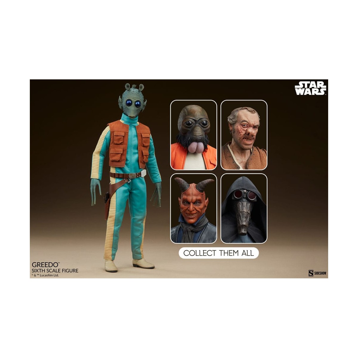 Sideshow Star Wars - GREEDO - Scum & Villainy 1/6