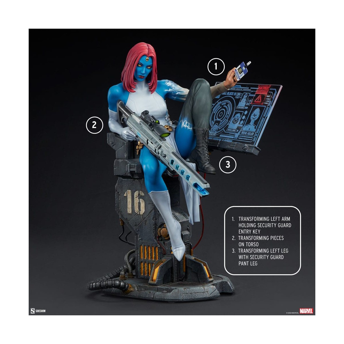 Sideshow Marvel - Mystique: Freedom and Destiny Premium Format 1/4
