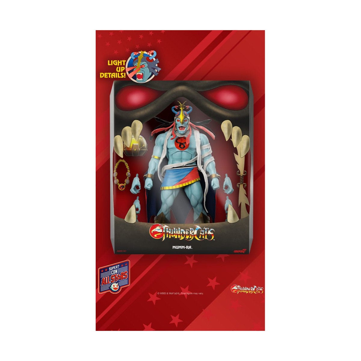 Super 7 - Thundercats - Ultimates Mumm-Ra (LED Eyes)