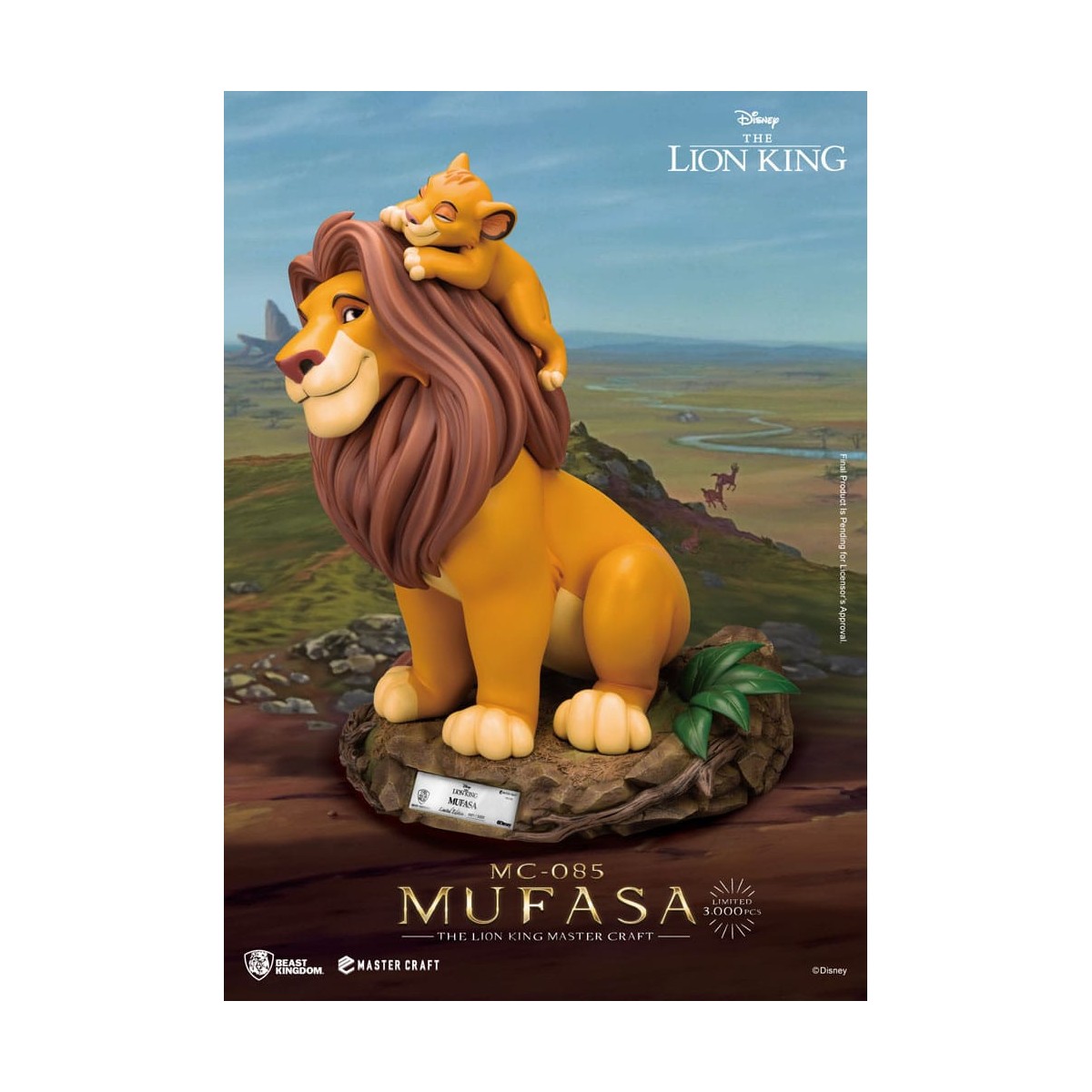 Disney - Beast Kingdom Master Craft Mufasa - The Lion King