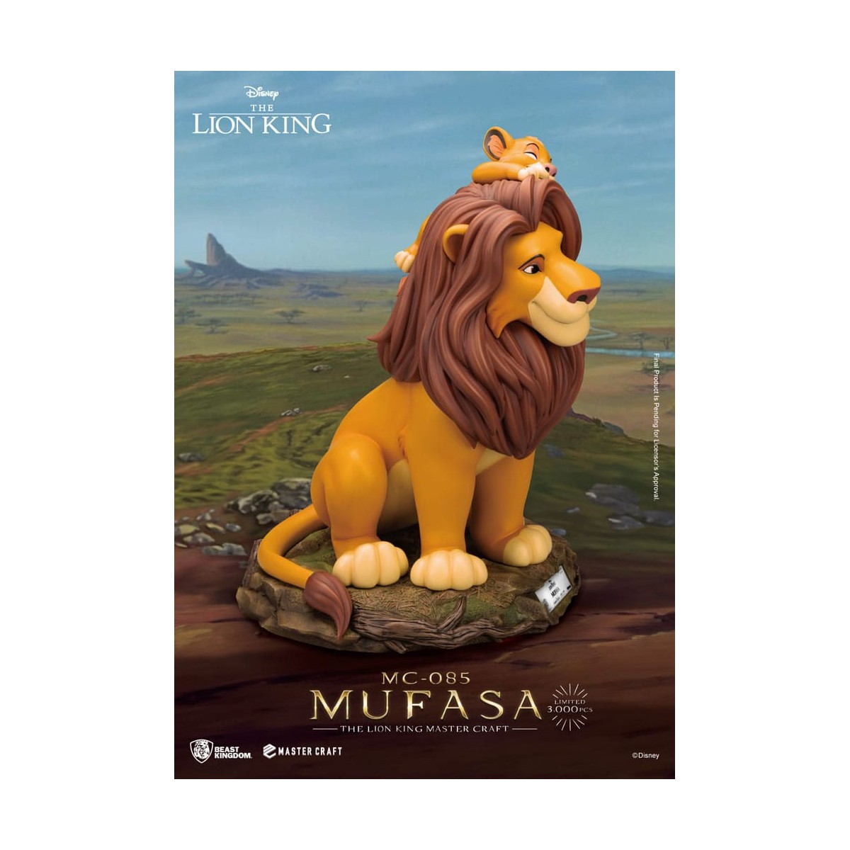 Disney - Beast Kingdom Master Craft Mufasa - The Lion King