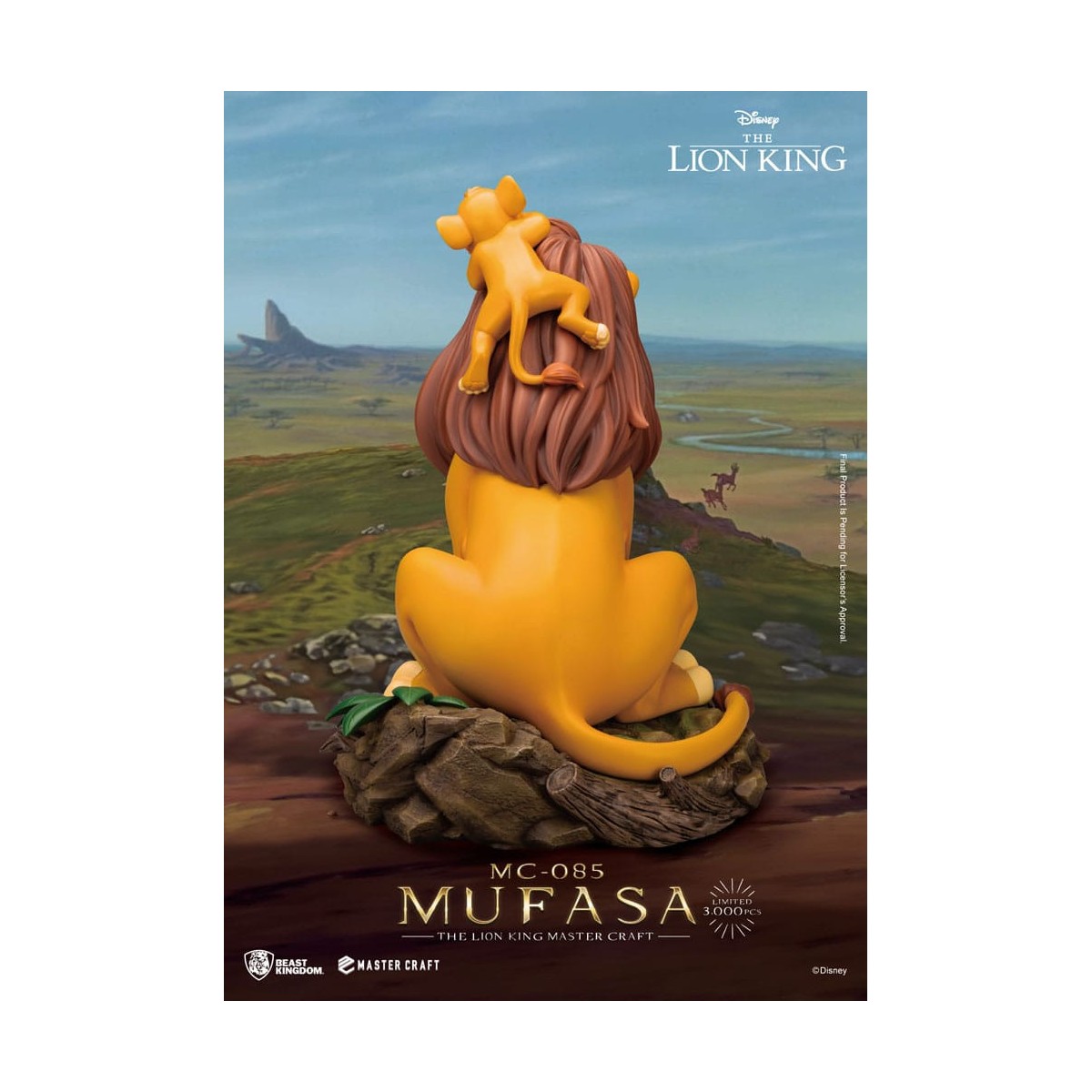 Disney - Beast Kingdom Master Craft Mufasa - The Lion King