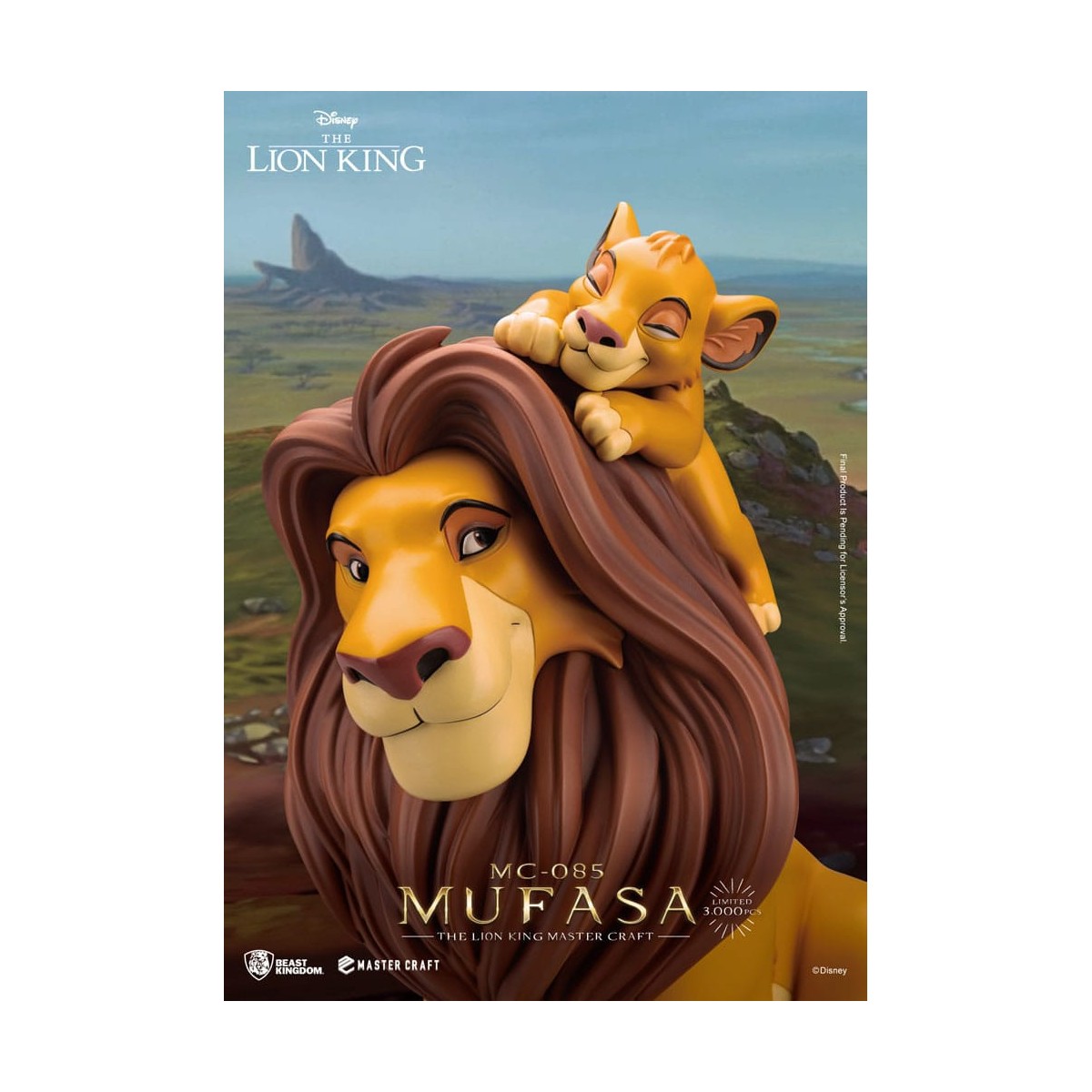 Disney - Beast Kingdom Master Craft Mufasa - The Lion King