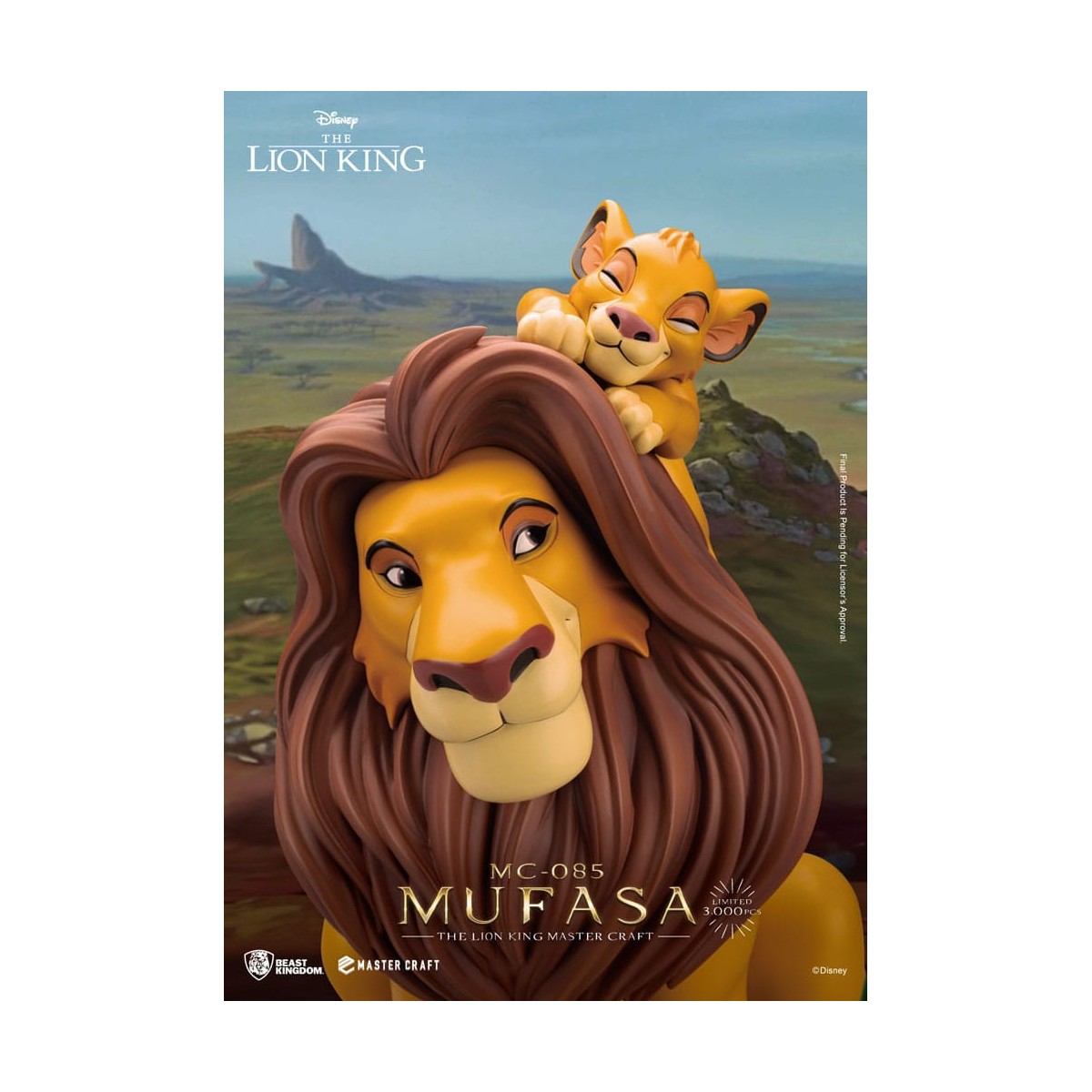 Disney - Beast Kingdom Master Craft Mufasa - The Lion King