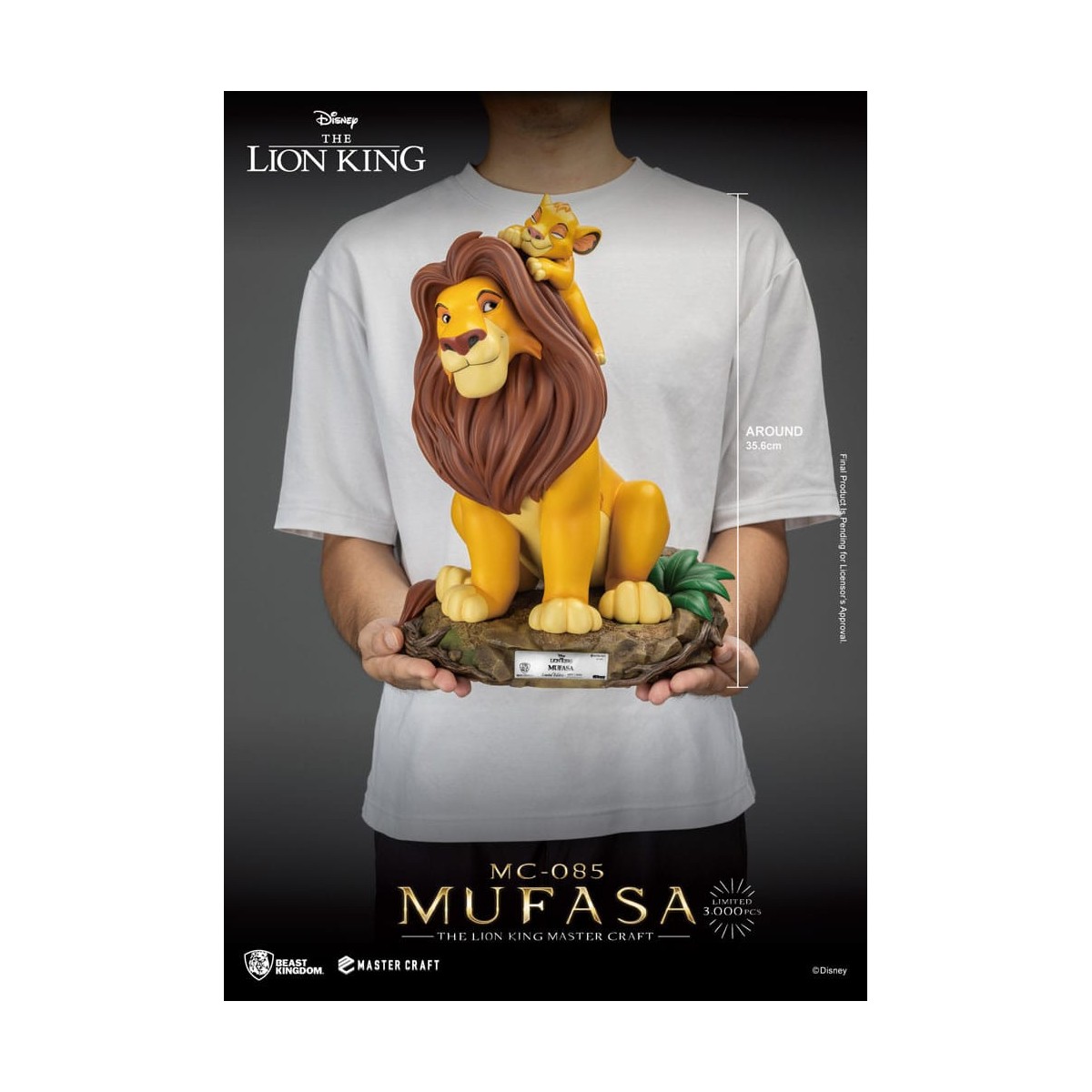 Disney - Beast Kingdom Master Craft Mufasa - The Lion King