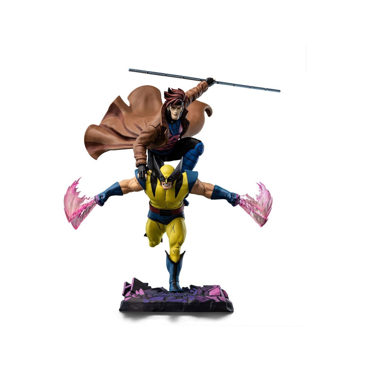 Iron Studios Marvel Comics - X-Men '97 Gambit & Wolverine 1/10 Deluxe Art Scale
