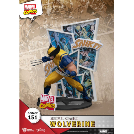 Beast Kingdom Marvel Comics Diorama PVC - Wolverine D-Stage