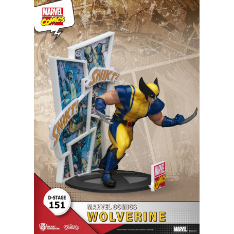 Beast Kingdom Marvel Comics Diorama PVC - Wolverine D-Stage