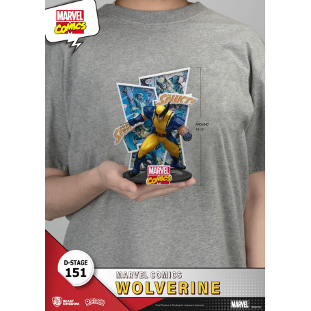 Beast Kingdom Marvel Comics Diorama PVC - Wolverine D-Stage