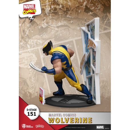 Beast Kingdom Marvel Comics Diorama PVC - Wolverine D-Stage