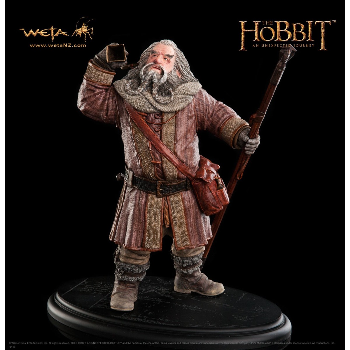 Weta Le Hobbit statue 1/6 Bombur 24 cm