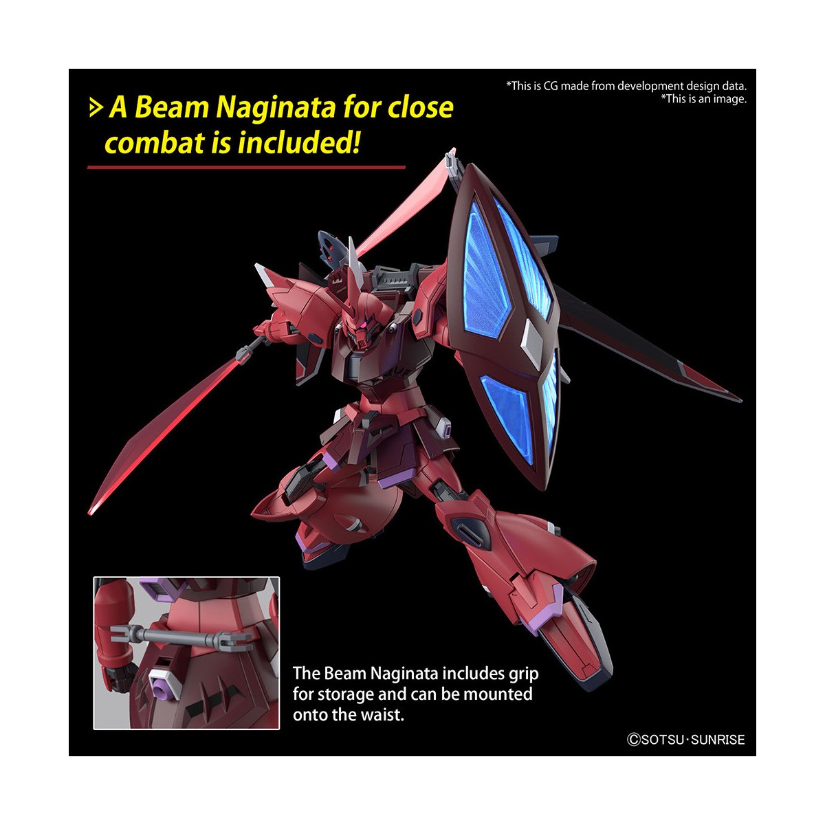 Bandai - Gunpla - Gundam 1/144 HG - GELGOOG MENACE (LUNAMARIA HAWKE CUSTOM) - Gundam Seed Freedom