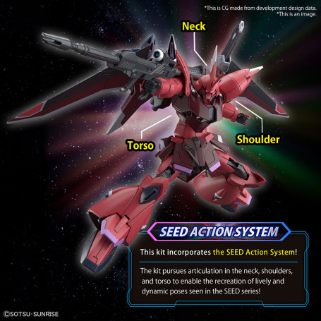 Bandai - Gunpla - Gundam 1/144 HG - GELGOOG MENACE (LUNAMARIA HAWKE CUSTOM) - Gundam Seed Freedom