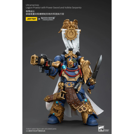 JoyToy - Ultramarines - Legion Praetor with Power Sword and Volkite Serpenta 1/18 - The Horus Heresy