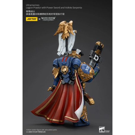 JoyToy - Ultramarines - Legion Praetor with Power Sword and Volkite Serpenta 1/18 - The Horus Heresy
