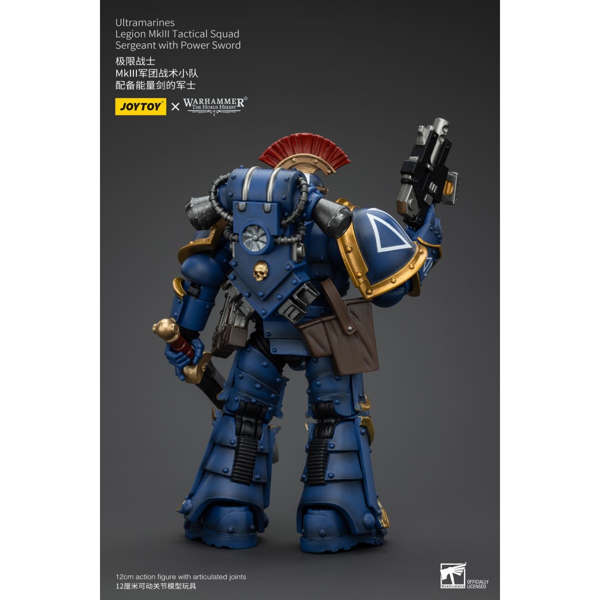 JoyToy - Ultramarines - Legion MKIII Tactical Squad Sergeant with Power Sword 1/18 - The Horus Heresy