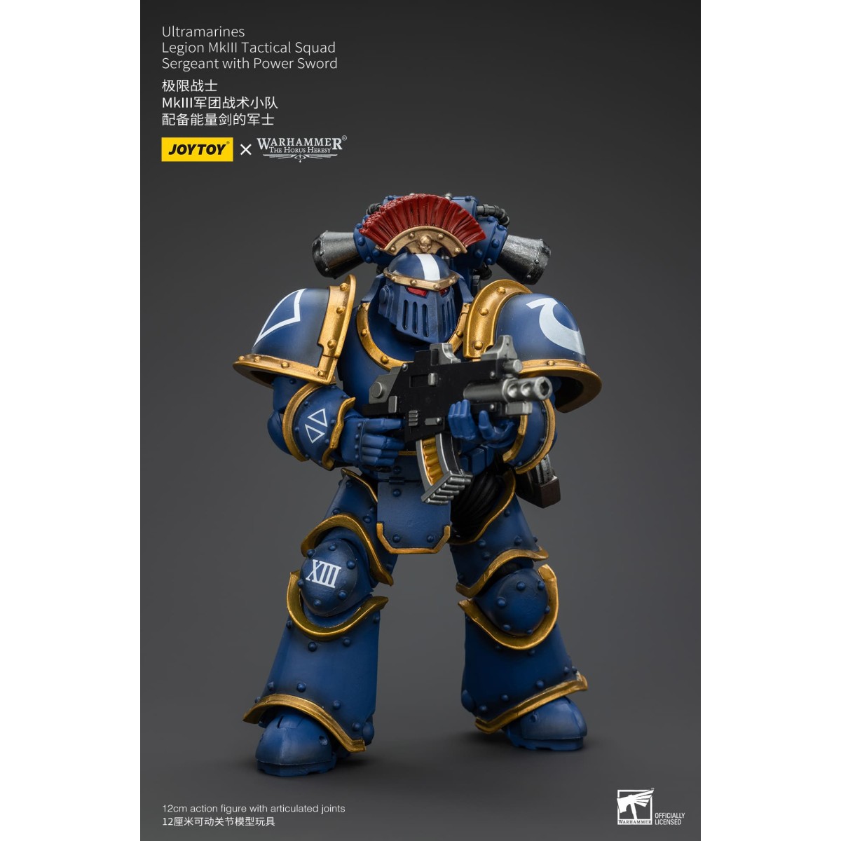 JoyToy - Ultramarines - Legion MKIII Tactical Squad Sergeant with Power Sword 1/18 - The Horus Heresy