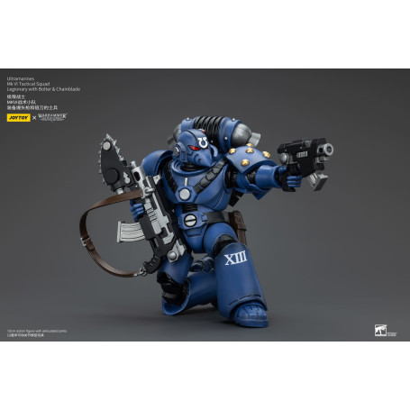 JoyToy - Ultramarines - Legion MKVI Tactical Squad Legionary with Bolter & Chainblade 1/18 - The Horus Heresy