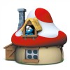 Plastoy - The Smurfs - Mushroom House money box
