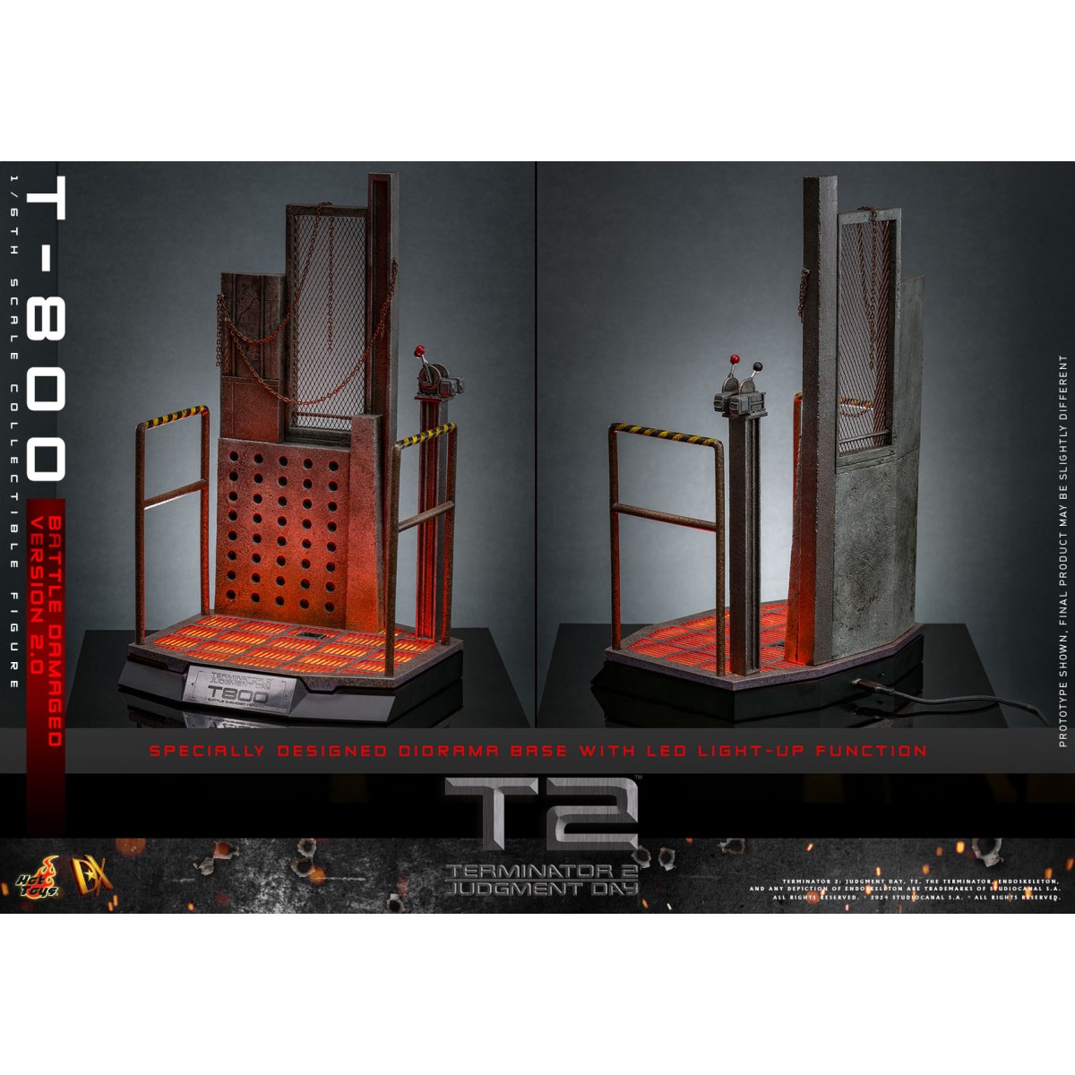 Hot Toys - Terminator 2: Judgment Day MMS 1/6 - Battle Damaged T-800 V2.0