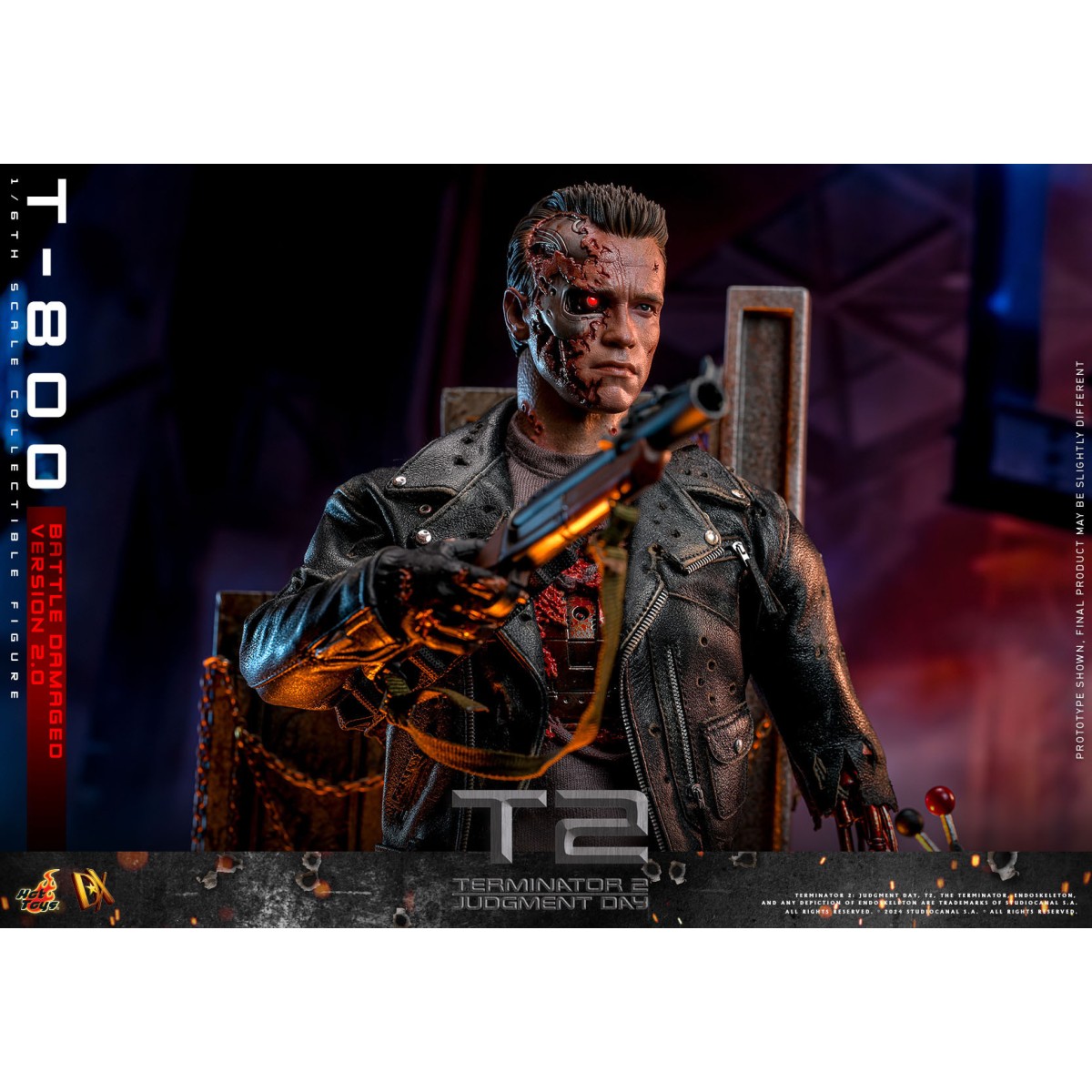 Hot Toys - Terminator 2: Judgment Day MMS 1/6 - Battle Damaged T-800 V2.0