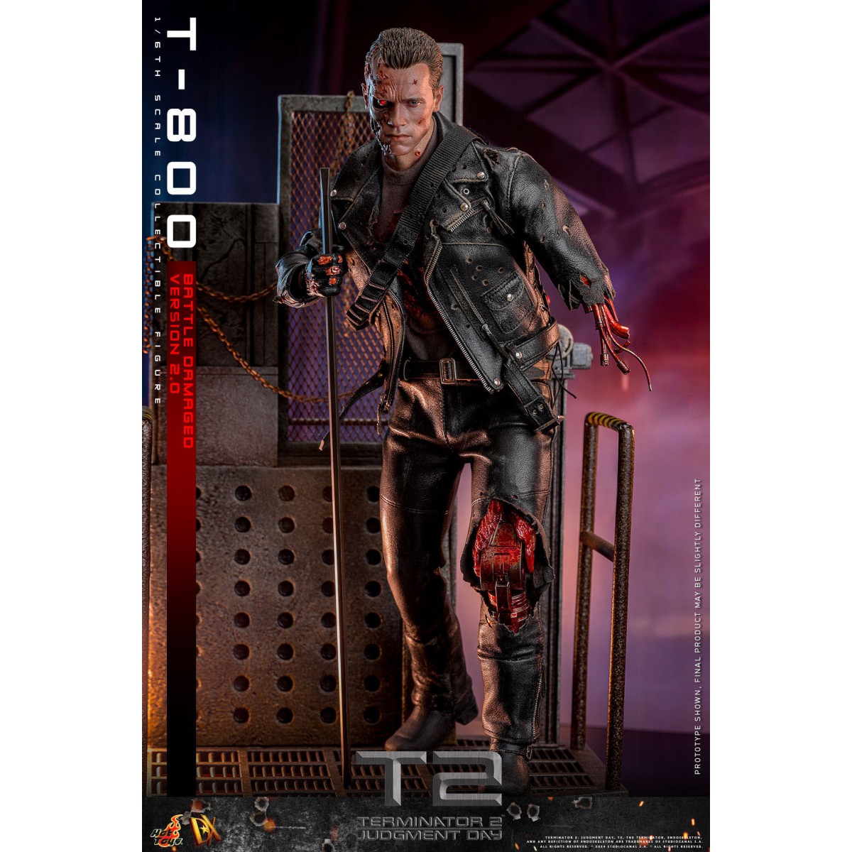 Hot Toys - Terminator 2: Judgment Day MMS 1/6 - Battle Damaged T-800 V2.0