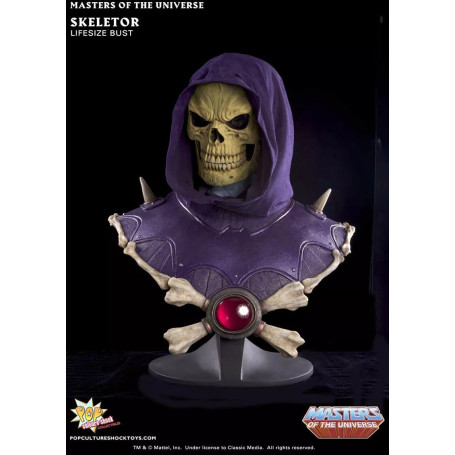 PCS - Masters Of the Universe - Lifesize Skeletor Exclusive Light up eyes edition bust - Depot For Sale