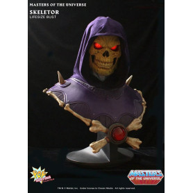 PCS - Masters Of the Universe - Lifesize Skeletor Exclusive Light up eyes edition bust - Depot For Sale
