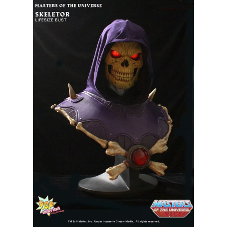 PCS - Masters Of the Universe - Lifesize Skeletor Exclusive Light up eyes edition bust - Depot For Sale