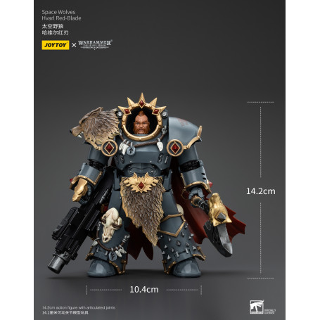 JoyToy - Space Wolves - Legion Praetor with Power Axe and Combat Shield 1/18