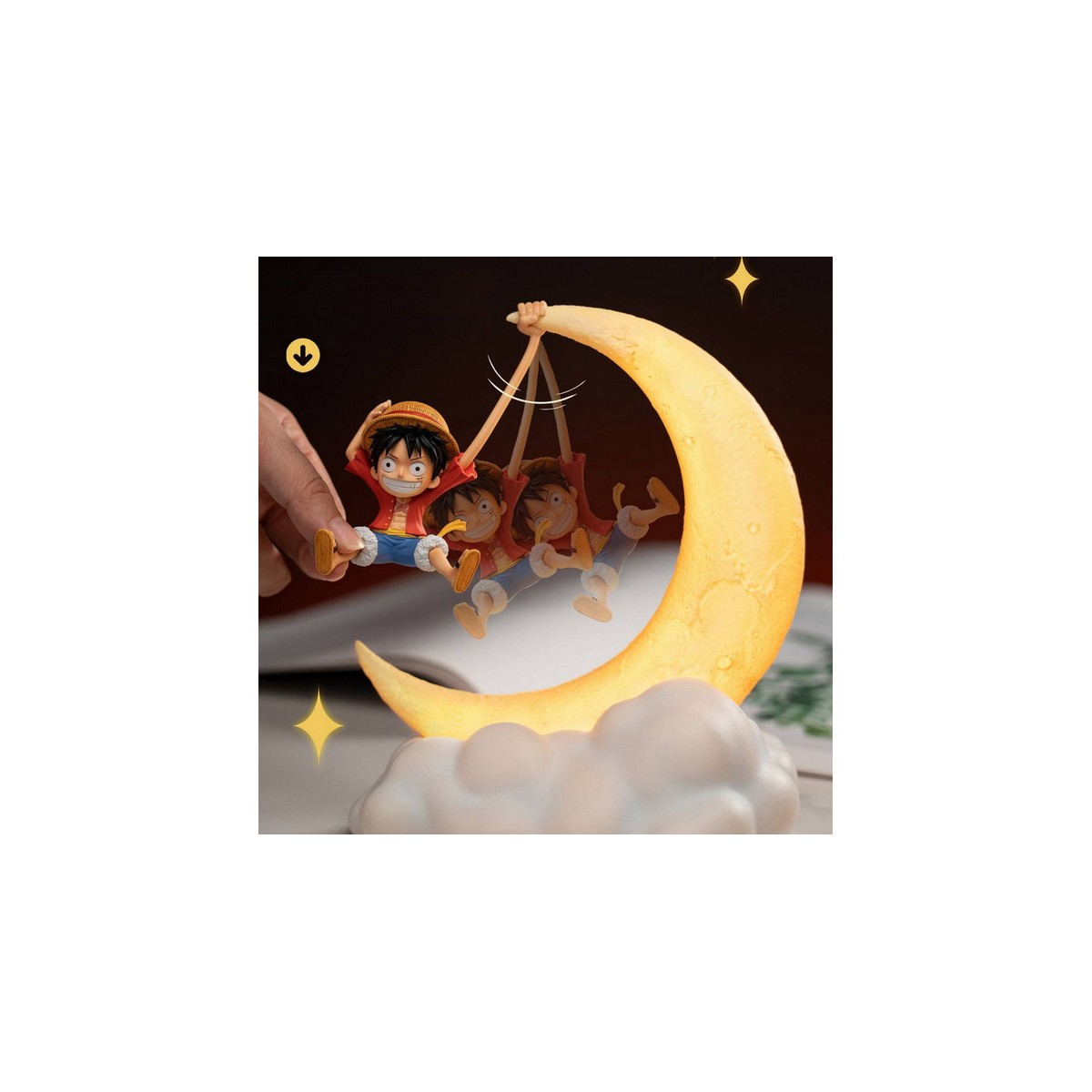 HAPPY LIFE One Piece Luffy Magnetic Night Light