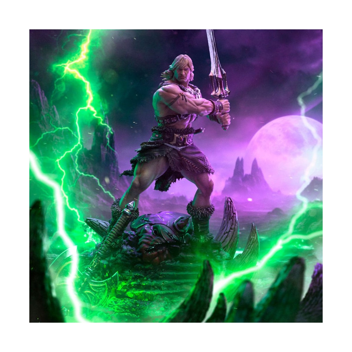 Iron Studios - HE-MAN UNLEASHED Deluxe Art Scale 1/10 - Masters of the Universe - Masters of the Universe