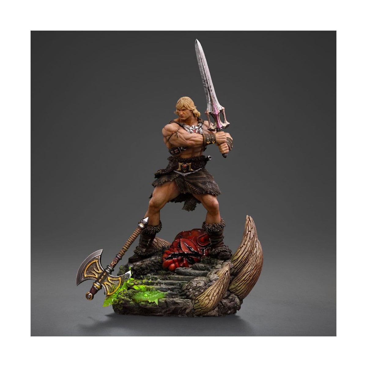Iron Studios - HE-MAN UNLEASHED Deluxe Art Scale 1/10 - Masters of the Universe - Masters of the Universe
