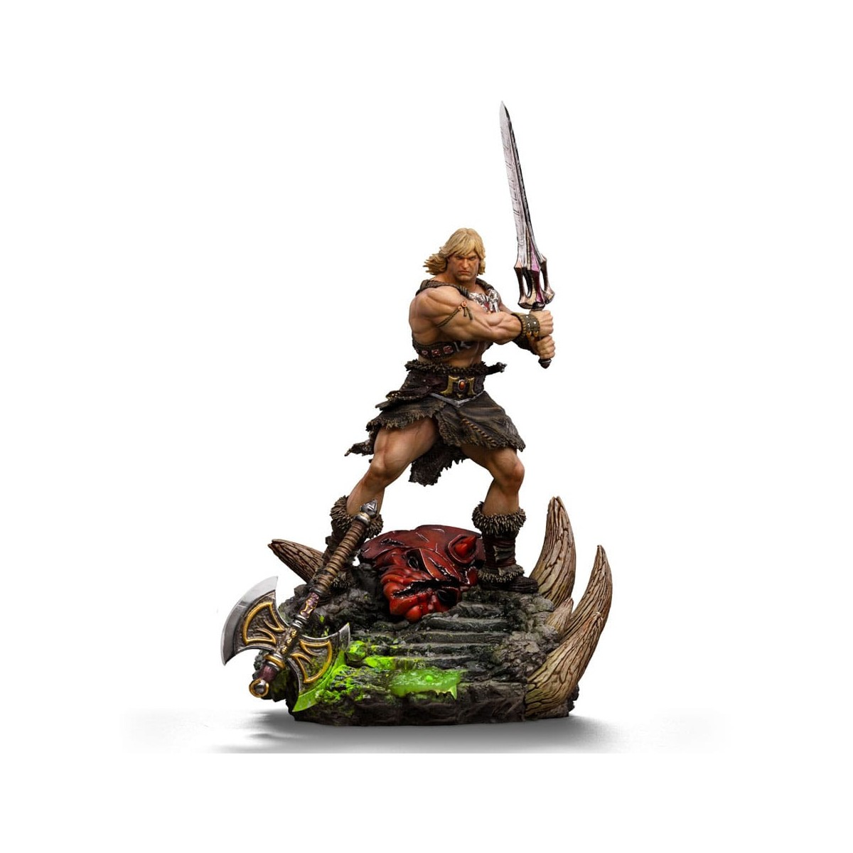 Iron Studios - HE-MAN UNLEASHED Deluxe Art Scale 1/10 - Masters of the Universe - Masters of the Universe