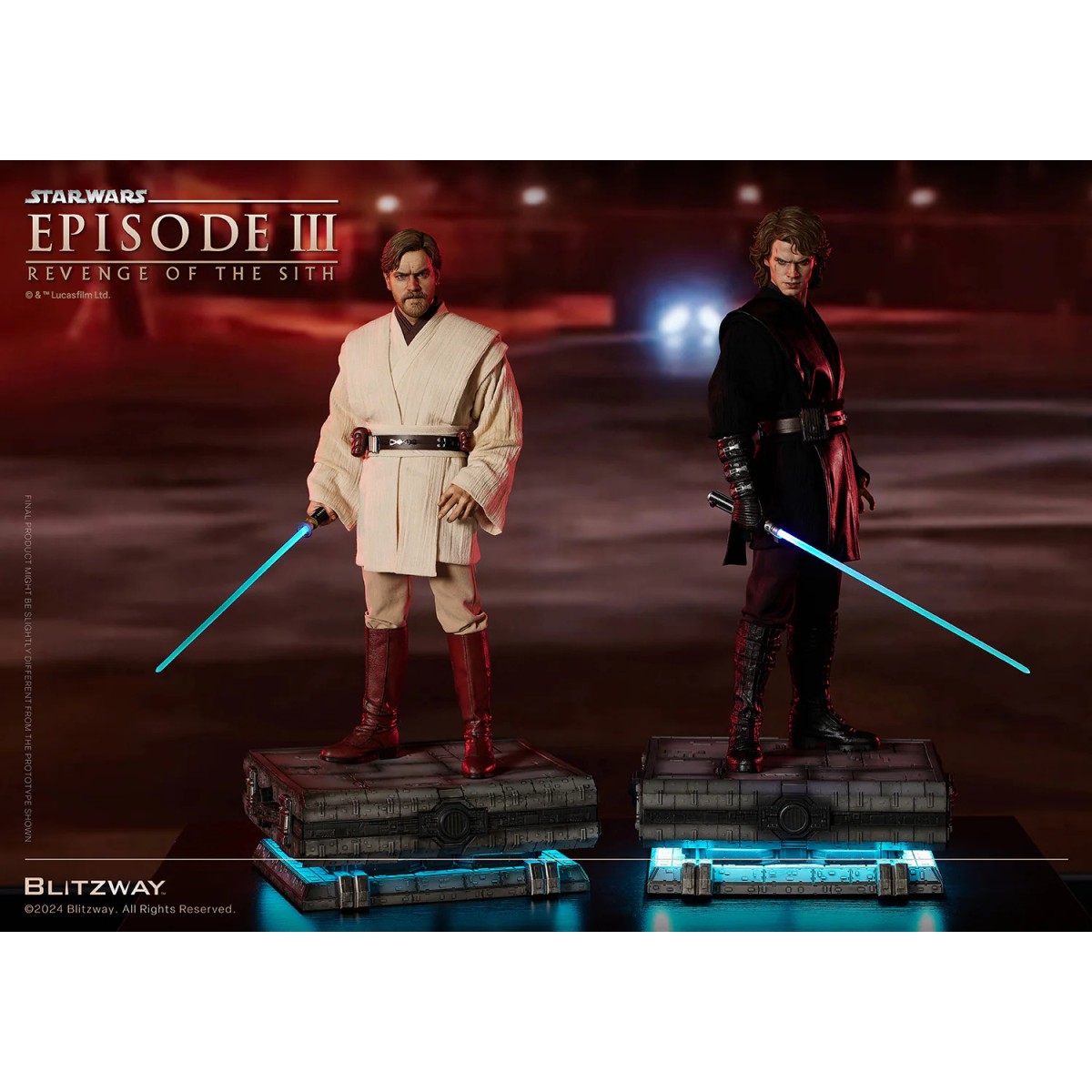 Blitzway Superb Scale Statue - Obi-Wan Kenobi Standard Version 1/4 - Star Wars Episode III