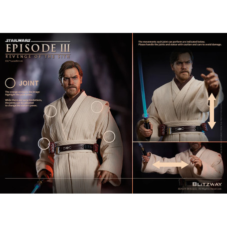Blitzway Superb Scale Statue - Obi-Wan Kenobi Standard Version 1/4 - Star Wars Episode III