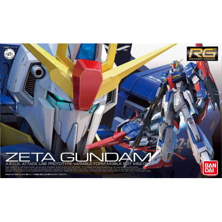 Bandai - Gunpla - Gundam 1/144 RG - MSZ-006 ZETA GUNDAM