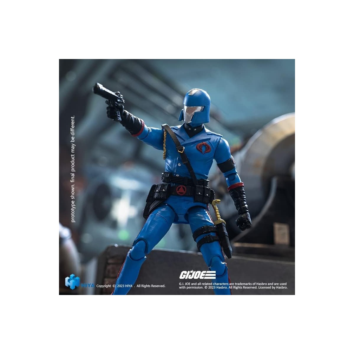HIYA TOYS - G.I.Joe - Cobra Commander- 1/18 figurine 11CM
