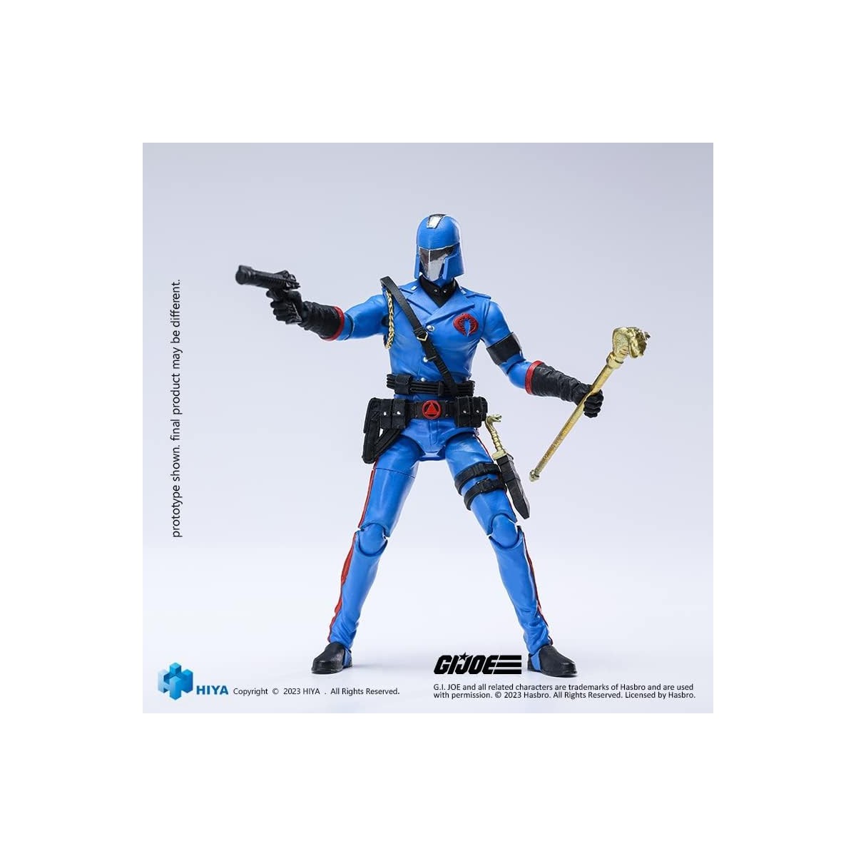 HIYA TOYS - G.I.Joe - Cobra Commander- 1/18 figurine 11CM