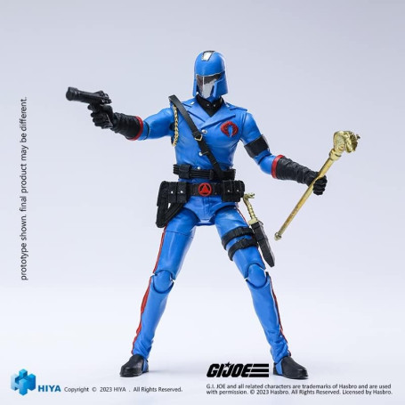 HIYA TOYS - G.I.Joe - Cobra Commander- 1/18 figurine 11CM