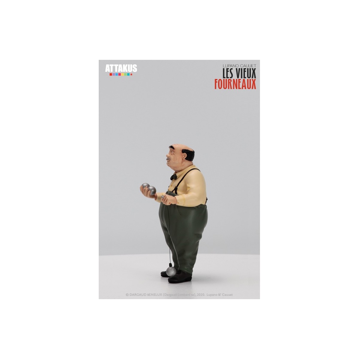 Attakus - Les Vieux Fourneaux Pierrot Mimile et Antoine - set of 3 resin statuettes