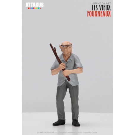 Attakus - Les Vieux Fourneaux Pierrot Mimile et Antoine - set of 3 resin statuettes