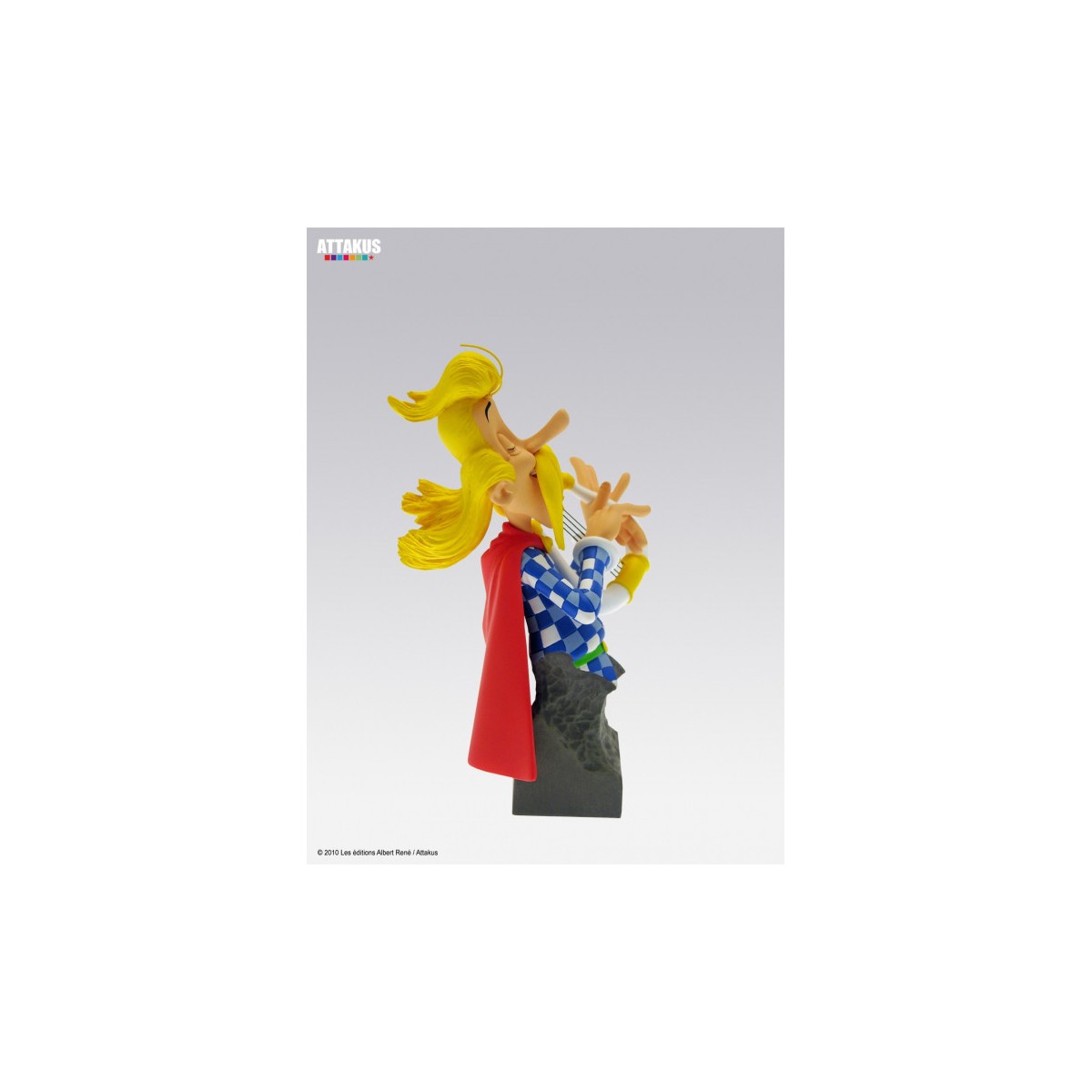 Attakus - Asterix - Assurancetourix resin bust - Petibonum Collection